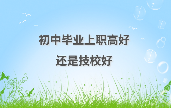 初中畢業上職高好還是技校好,職高和技校的區別是什么